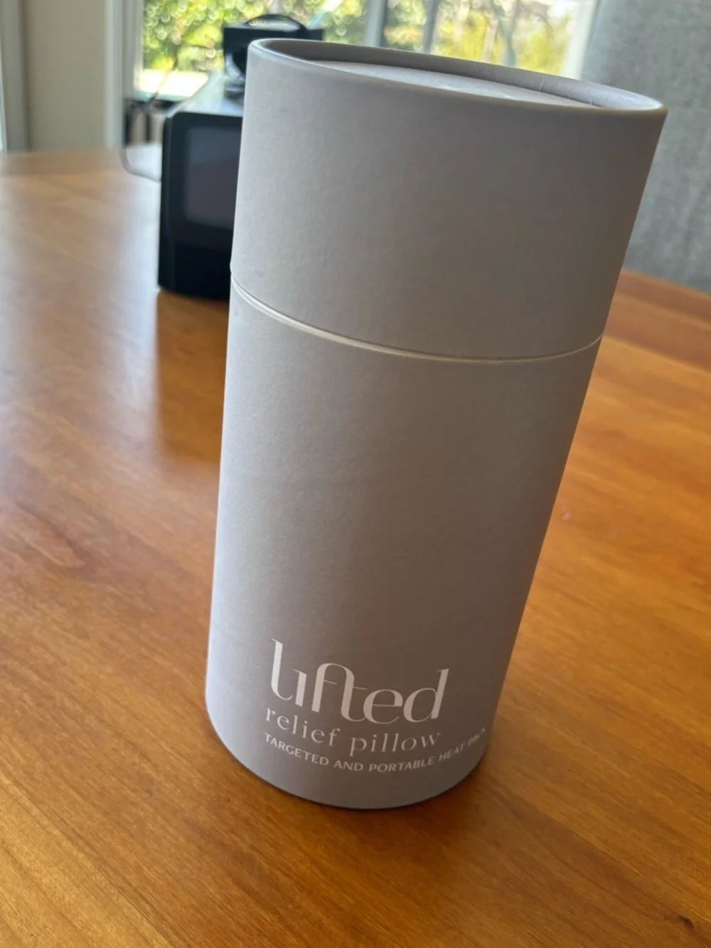 Lifted Relief Pillow - Light beige Portable Heat Pillow brand new never opened - Picture 1 of 9
